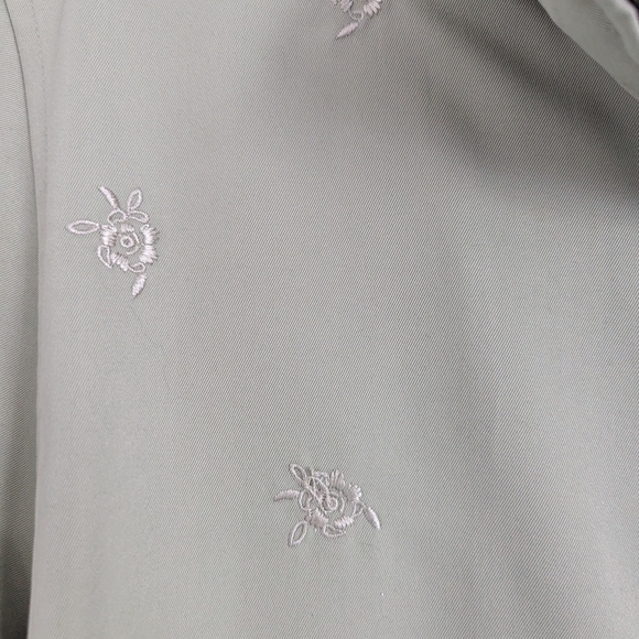 Green Embroidered Zip-Up Jacket - Picture 5 of 5